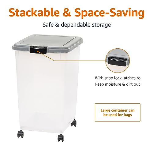 Airtight Pet Food Storage Container with Scoop