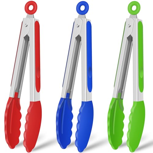 Silicone Serving Tongs for Cooking 9 (3 Count)