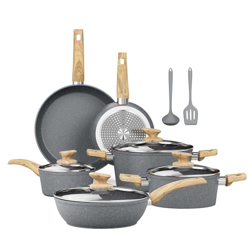 12pcs Pots and Pans Set Non Stick