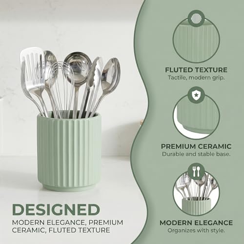 Black Utensil Holder