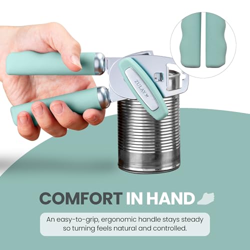 Heavy Duty Stainless Steel Can Opener Manual with Bottle Opener