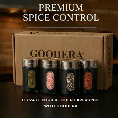 4 Piece Salt and Pepper Shakers Set