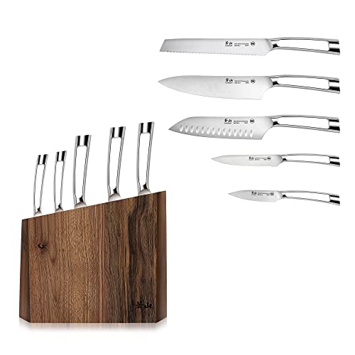 N1 Series 6 Piece German Steel Forged Knife Block Set