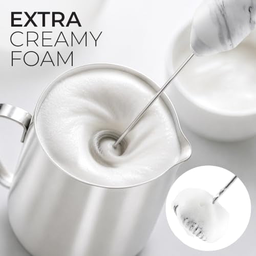 Powerful Milk Frother AA Batteries Included