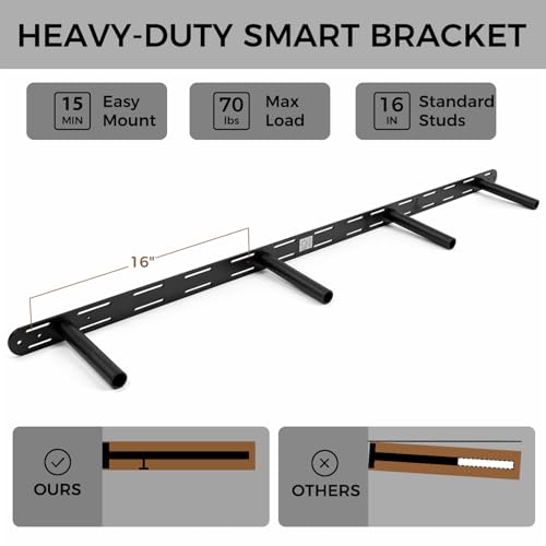 Walnut Floating Shelves 60 inch Long for Wall