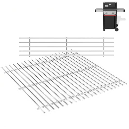 17.5 Inch Grill Grates for Weber Spirit 200 & Spirit 300 Series (2 Count)