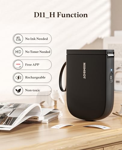 D11 Upgraded Version 300 DPI Label Maker with Tape