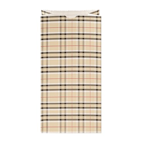 Paper Plaid Bag (100 Count)