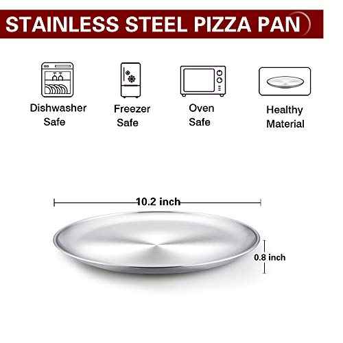 Pizza Pan 10 inch Pizza Pan Stainless Steel Pizza Oven Pan Tray