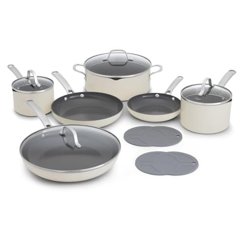 Ceramic Nonstick 12 Piece Cookware Set