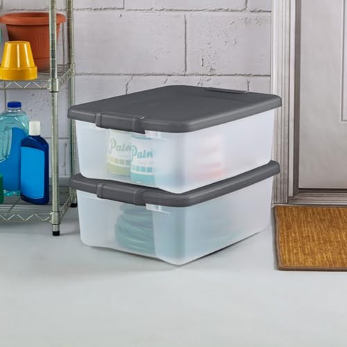 18 Pack Plastic Storage Bins w (18 Count)