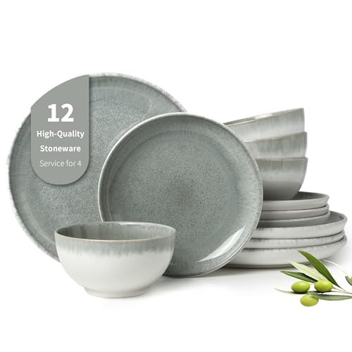 Stoneware Dinnerware Sets for 4