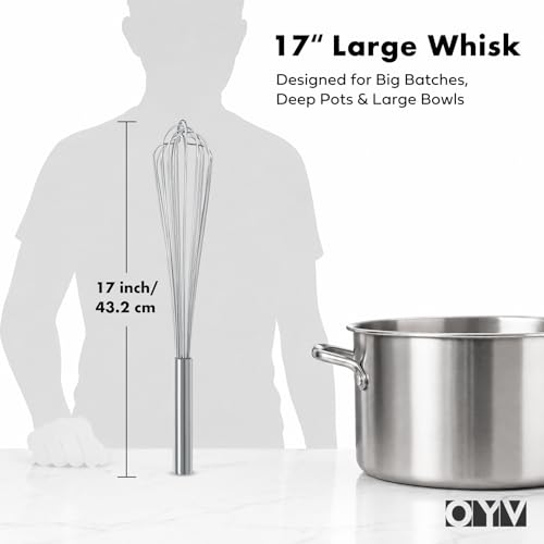 18 10 Stainless Steel Large Whisk