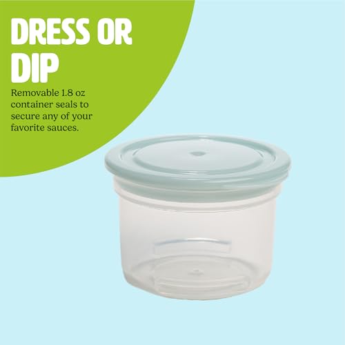 Travel Snack Cups with Spoons (2 Count)