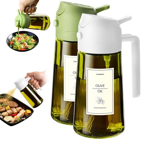 16oz Olive Oil Dispenser for Kitchen (2 Count)