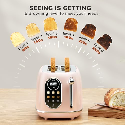 Smart Touch Screen Toaster 2 Slice