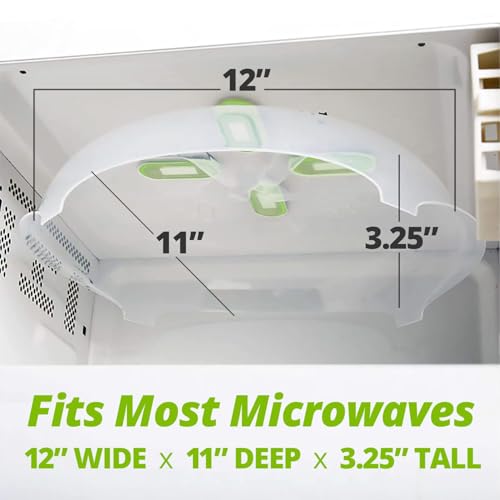 Magnetic Microwave Splatter Cover for Food