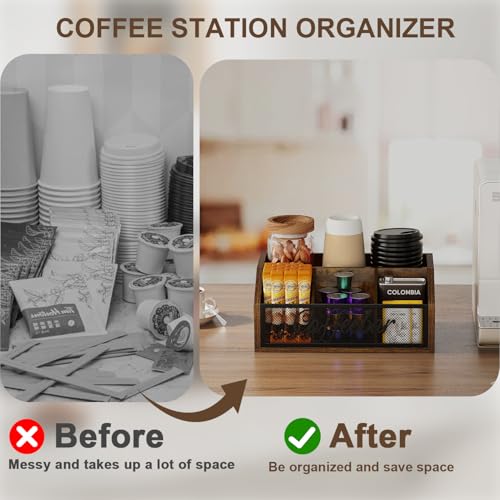 Coffee Station Organizer for Countertop