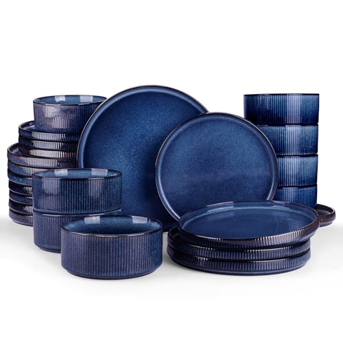 Star Stoneware Dinnerware Sets for 8 (24 Count)