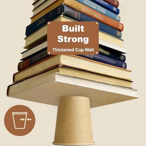 8 oz 100 Pack Disposable Coffee Cups (100 Count)