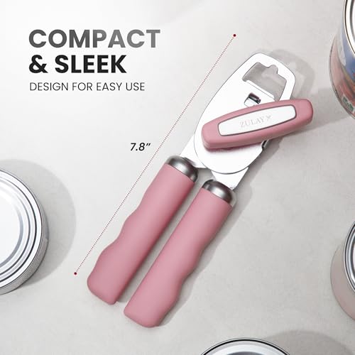 Heavy Duty Stainless Steel Can Opener Manual with Bottle Opener