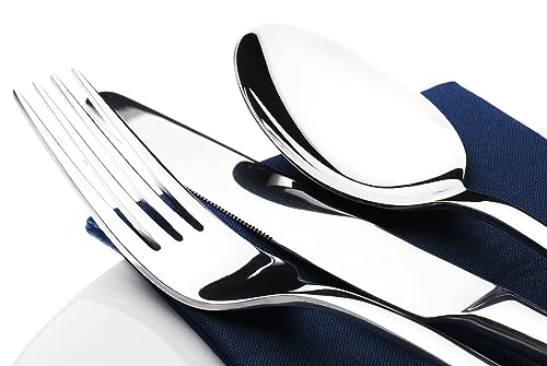 Silverware Set for 12 with Serving Utensil (65 Count)