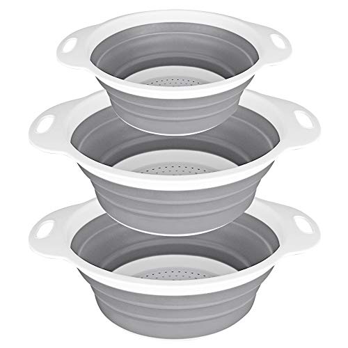 Collapsible Colander and Strainer Set of 3 (3 Count)