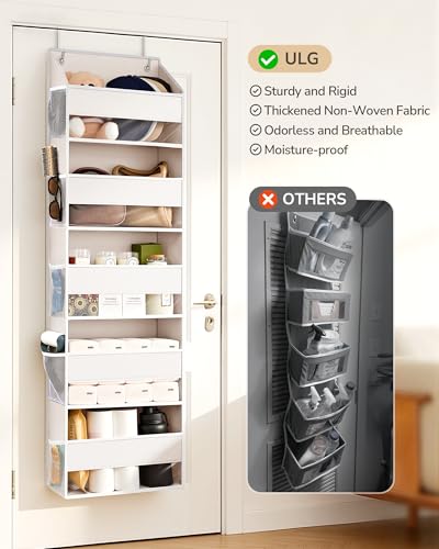2 Pack 5 tier Over the Door Organizer Beige (2 Count)