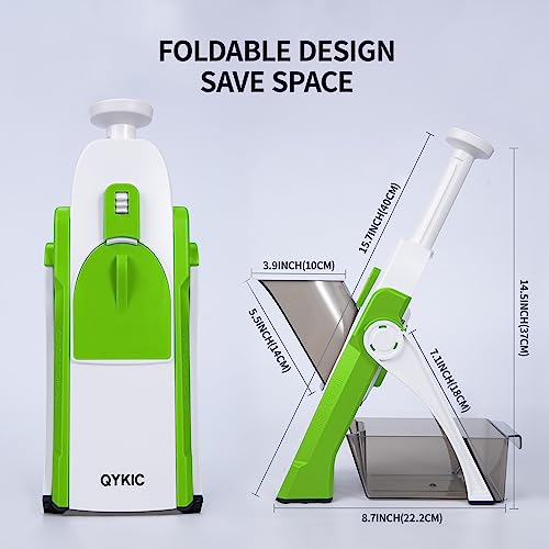 Safe Mandoline Slicer 5 in 1 Vegetable Chopper Food Potato Cutter