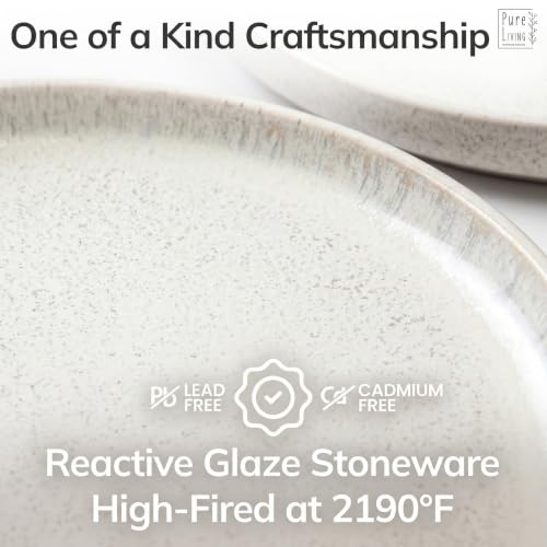 12 Piece Stoneware Dinnerware Set for 4 (12 Count)