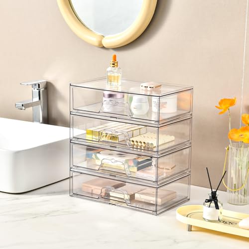 5 Pack Makeup Organizer Stackable (5 Count)