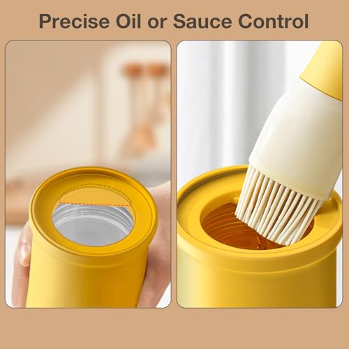 Oil Dispenser with Brush for Kitchen