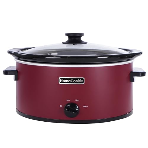 7 Quart Slow Cooker Oval Manual Pot Food Warmer with 3 Cooking Settings