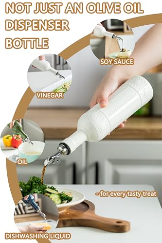Olive Oil Dispenser Bottle with Spout