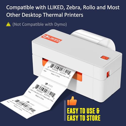 L LIKED 8400 Thermal Shipping Labels 3"x2" (8400 Count)