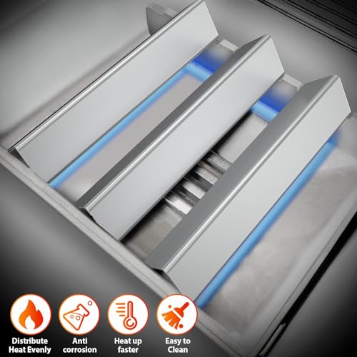 7635 15.3 Inch Flavorizer Bars for Weber Spirit I and II 200 Series Replacement Parts