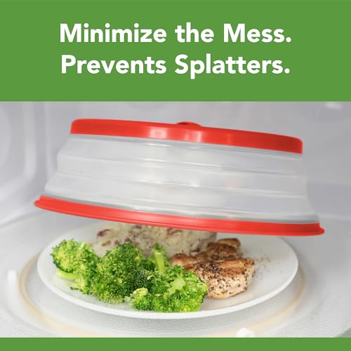 Collapsible Microwave Splatter Cover 10.5 in Medium