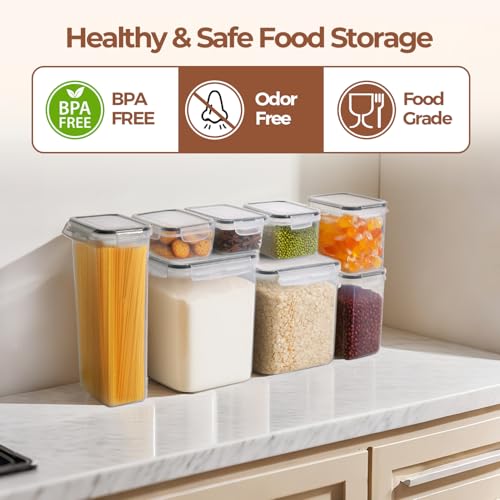 Airtight Food Storage Containers with Lids 7size 11Pack (11 Count)