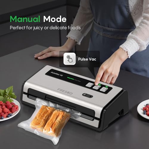 Food Vacuum Sealer with Automatic Bag Detection & Built