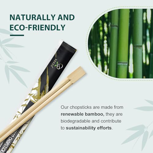 Premium Disposable Bamboo Chopsticks (160 Ounce)