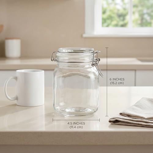 4 Pack Glass Canister Set (4 Count)