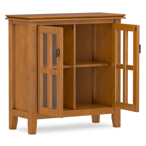 Artisan 30" Wide Solid Wood Cabinet in Light Golden Brown
