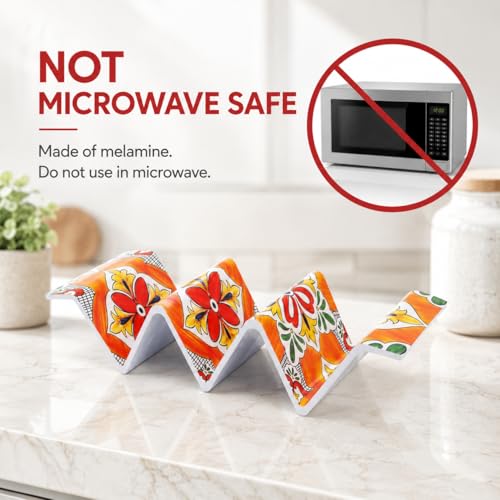 Melamine Taco Holder Stands