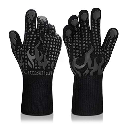 BBQ Gloves 1472F Heat Resistant Silicone Non