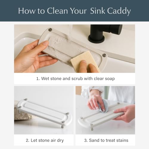 Home Stone Kitchen Sink Caddy