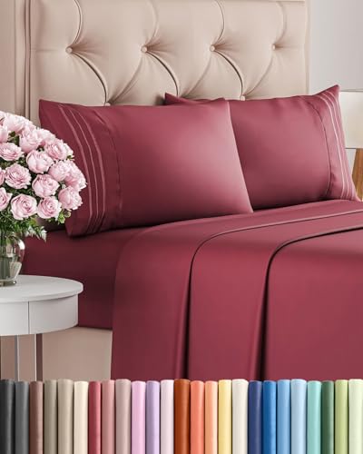 Queen Size 4 Piece Sheet Set (4 Count)