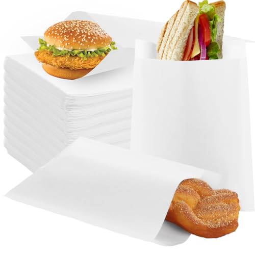 800 Pack Paper Sandwich Bags 8x6 inch Wax Paper Bags (800 Count)