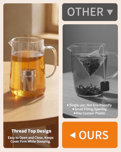 Tea Infusers Extra Fine Mesh Tea Strainers for Loose Tea
