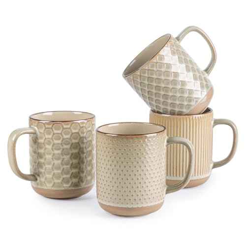 Coffee Mugs Set of 4 (4 Count)