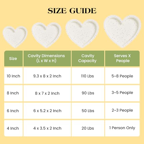 10 Inch Heart Shaped Cake Pans Silicone for Baking